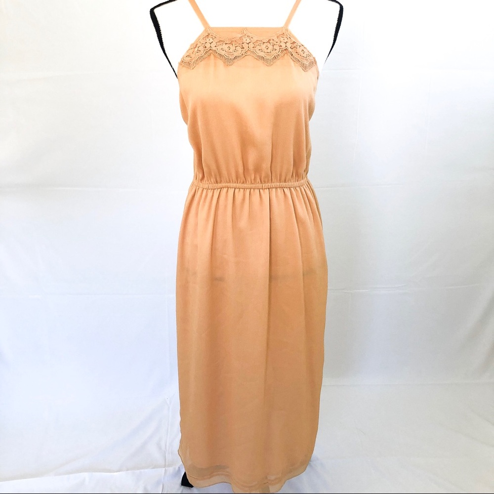 Esley peach dress